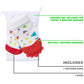 Nuby Soothing Teether Sock, Red Triangles