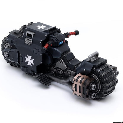 JOYTOY Action Figure 1/18 Warhammer 40,000 Space Marines Black Templars Outriders Collection Model Birthday Gifts