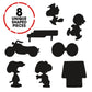 AQUARIUS Peanuts Snoopy Joe Cool Uniquely Shaped 1000 Piece Jigsaw Puzzle