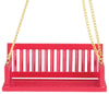 Classics by Handley Dollhouse Miniature Red Porch Swing