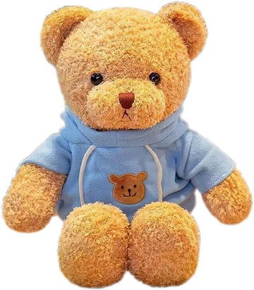 Sibupue Teddy Bear Stuffed Animals Soft Plush Cute Teddy Bear Doll for Boys Girls 11.8in (taidi Xiong lanse)