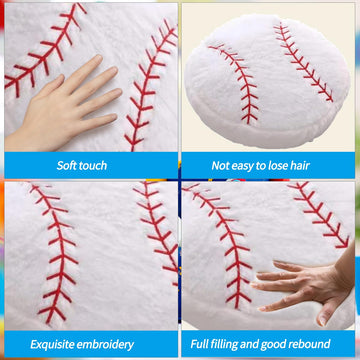 OPHRBU 18" Basketball Sports Plush Pillow Soft Throw Toy