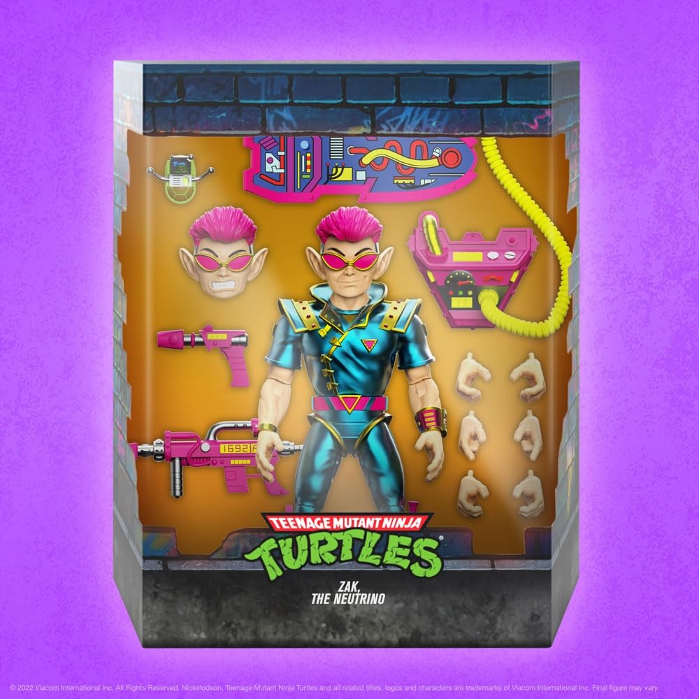 Super7 Teenage Mutant Ninja Turtles Zak the Neutrino - ULTIMATES! 7 in Action Figure