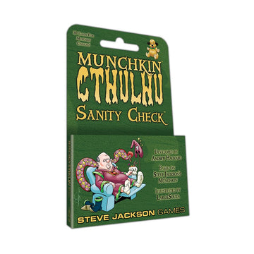Munchkin Cthulhu: Sanity Check Card Game (Expansion) | 30-Card Expansion | Adult, Kid & Family Card Game | Fantasy RPG | Ages 10+ | 3-6 Players |