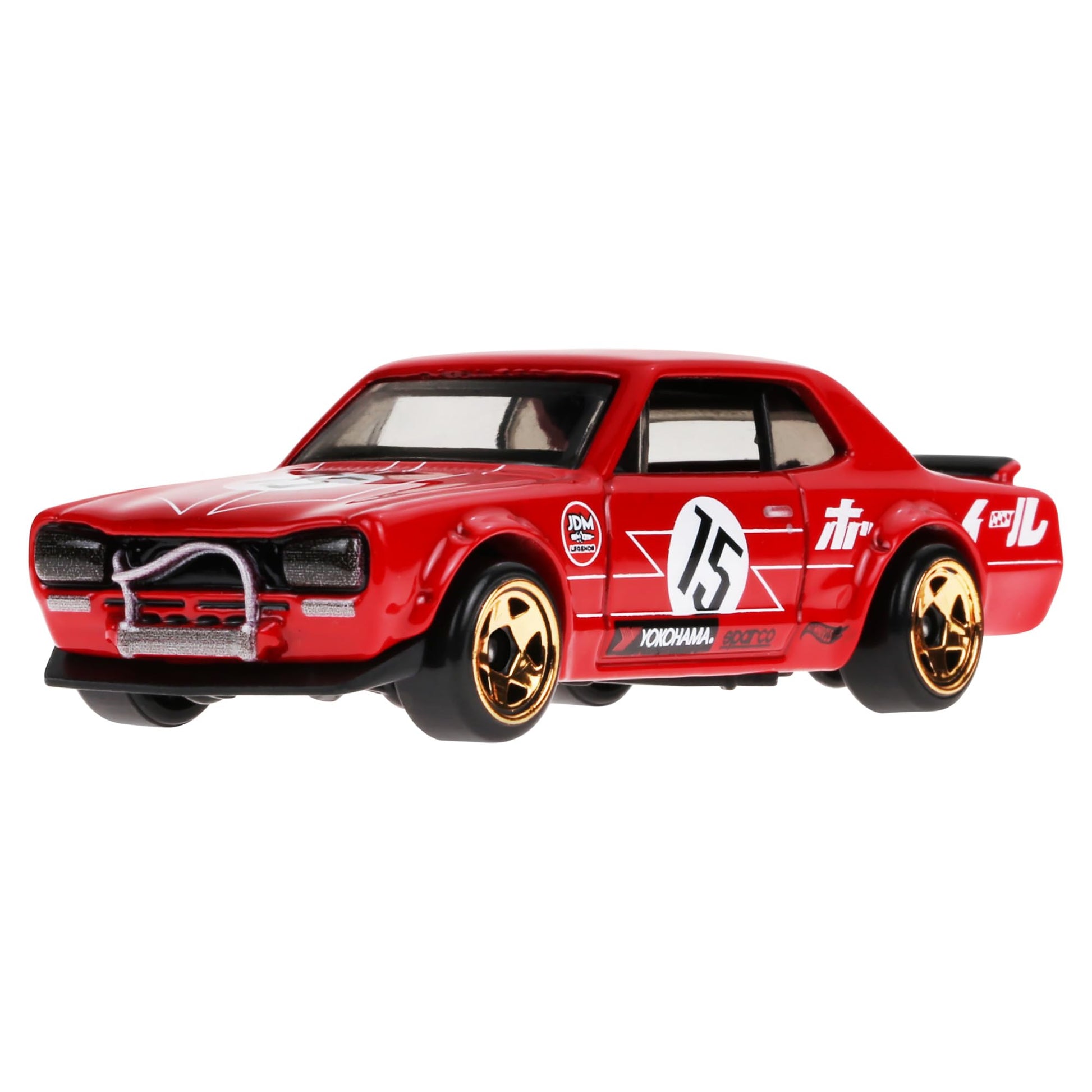 Hot Wheels J-Imports Nissan Skyline HT 2000GT-X, Die-Cast Car Model Red 2/5