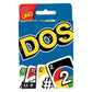 Mattel Games DOS Family Card Game, From the Makers of UNO, with 108 Cards, Makes a Great Game for 7 Year Olds and Up