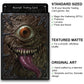 Fantasy North - Book of Fiends - Spell Book Series I - 100 Textured Matte TCG Card Sleeves - Fits Magic MTG Commander Pokemon and Other Card Games