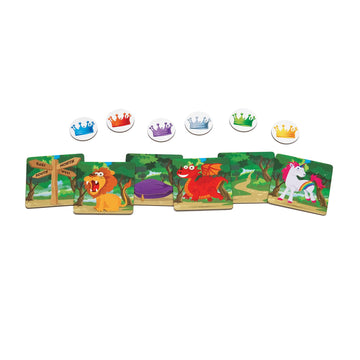 Outset Media Crown The Unicorn - The Game of Search and Find - 2 to 6 Players Ages 4 and up