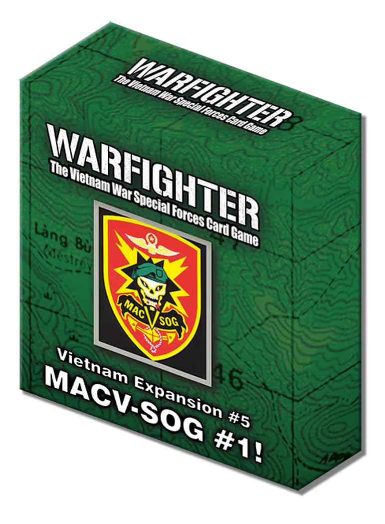 Dan Verssen Games Warfighter: Vietnam Expansion #5 - MACV-SOG #1 Card Deck Game Accessory