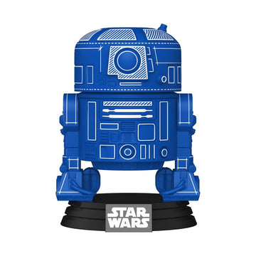 Funko Pop! Star Wars: R2-D2 -Blueprint - Collectable Vinyl Figure - Gift Idea - Official Merchandise - Toys for Kids & Adults - Star Wars Fans - Model