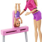 Barbie Careers Playset, Gymnastics Coach Doll, Student Small Doll, Balance Beam with Clip & Sliding Mechanism, Plus Accessories