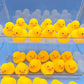 Bath Duck Toys 12 PCS Yellow Rubber Ducks Squeak & Float Ducky Baby Shower Pool Toy for Toddlers Kids Boys Girls