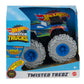 Hot Wheels Monster Trucks Twisted Tredz Vehicles, Creature-Themed 1:43 Scale Toy Truck with Pull-Back Motor & Giant Wheels, Gift for Kids Ages 3 Years