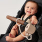 Itzy Ritzy Toy & Snack Cup Straps - Adjustable Straps for Keeping Baby's Toys Nearby - BPA-Free Silicone - Tethers for Strollers, High Chairs & Car