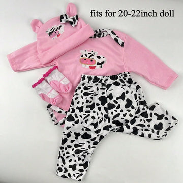 GUESSBELLY Reborn Dolls Clothes for 20-22 Inch Newborn Baby Doll Reborn Baby Clothes, Baby Doll Clothes Outfit Accessories Fit 50-55 CM Reborn Baby
