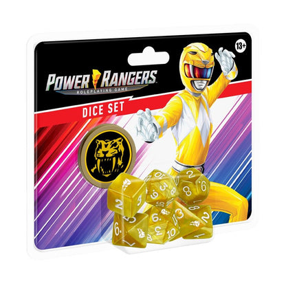 Renegade Game Studios Power Rangers RPG Dice - Yellow 8-Piece Set