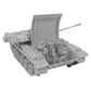 Tim Mee Toy Walker Bulldog Tank Playset- Gray 13pc - Made in USA