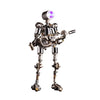 Mostarle Terminator M 3D Metal Puzzle, Arcynix DIY Mechanical Robot Model Kit, Sci-Fi Design LED Light Feature Unique Gift for Adults & Teenager