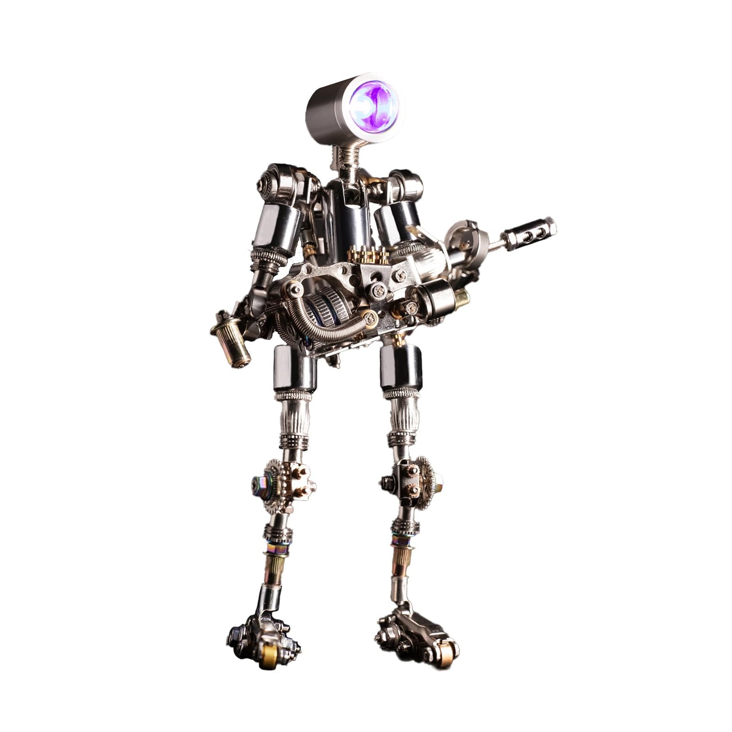 Mostarle Terminator M 3D Metal Puzzle, Arcynix DIY Mechanical Robot Model Kit, Sci-Fi Design LED Light Feature Unique Gift for Adults & Teenager