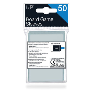 Ultra PRO - Mini American Board Game Sleeves (50ct) for 41mm x 63mm Cards - Card Sleeves for Board Games and Trading Card Games, Card Sleeves Protects