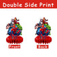 8Pcs Superhero Honeycomb Table Centerpiece, Superhero Birthday Party Supplies Table Decorations for Kids Party Decorations