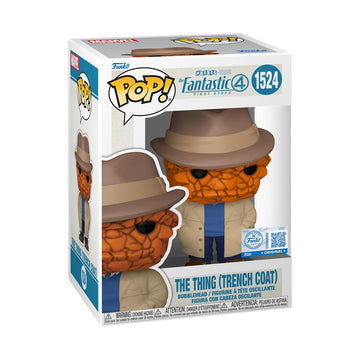 Funko Pop! Marvel: Fantastic Four (2025)- The Thing (Trench Coat) - Amazon Exclusive - Collectible Vinyl Figure - Gift Idea - Official Merchandise