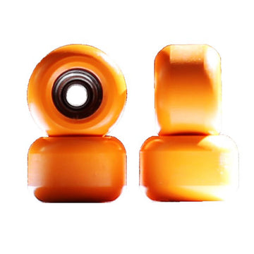 Noahwood Fingerboard Lucky Wheel Series Finger Skateboard Extreme Sports Silent Durable Non-skid Strong Grip Handmade Strong Grip Wheels (Fire Wheel)