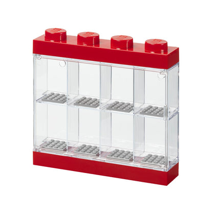 LEGO Mini Figia Display Case/8 Bright Red