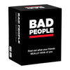 BAD PEOPLE Party Game - Hilarious Adult Card Game for Friends & Game Night | Funny Conversation & Icebreaker Board Game for Parties, Pregames, Social