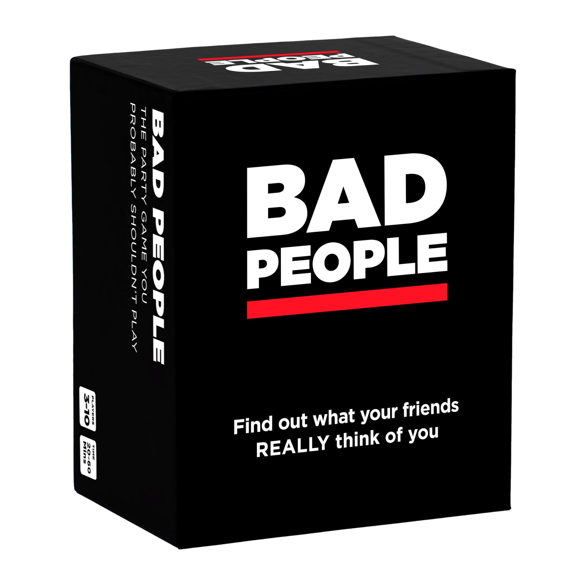 BAD PEOPLE Party Game - Hilarious Adult Card Game for Friends & Game Night | Funny Conversation & Icebreaker Board Game for Parties, Pregames, Social