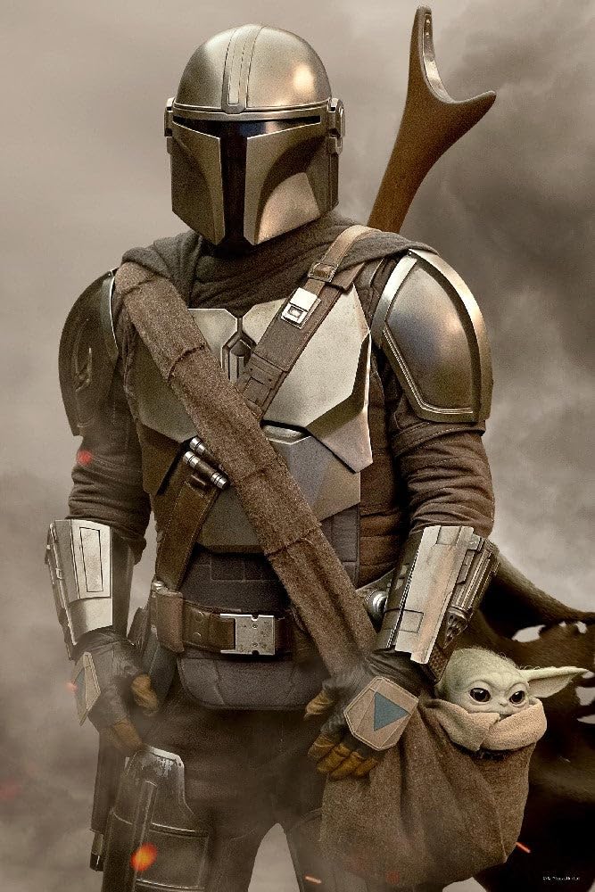 Prime 3D | Lucas | Mandalorian | 300 Piece 3D Jigsaw Tin Box Puzzle for Adults & Kids | Finished Size 12" x 18" | Tin Box Packaging Immersive 3D