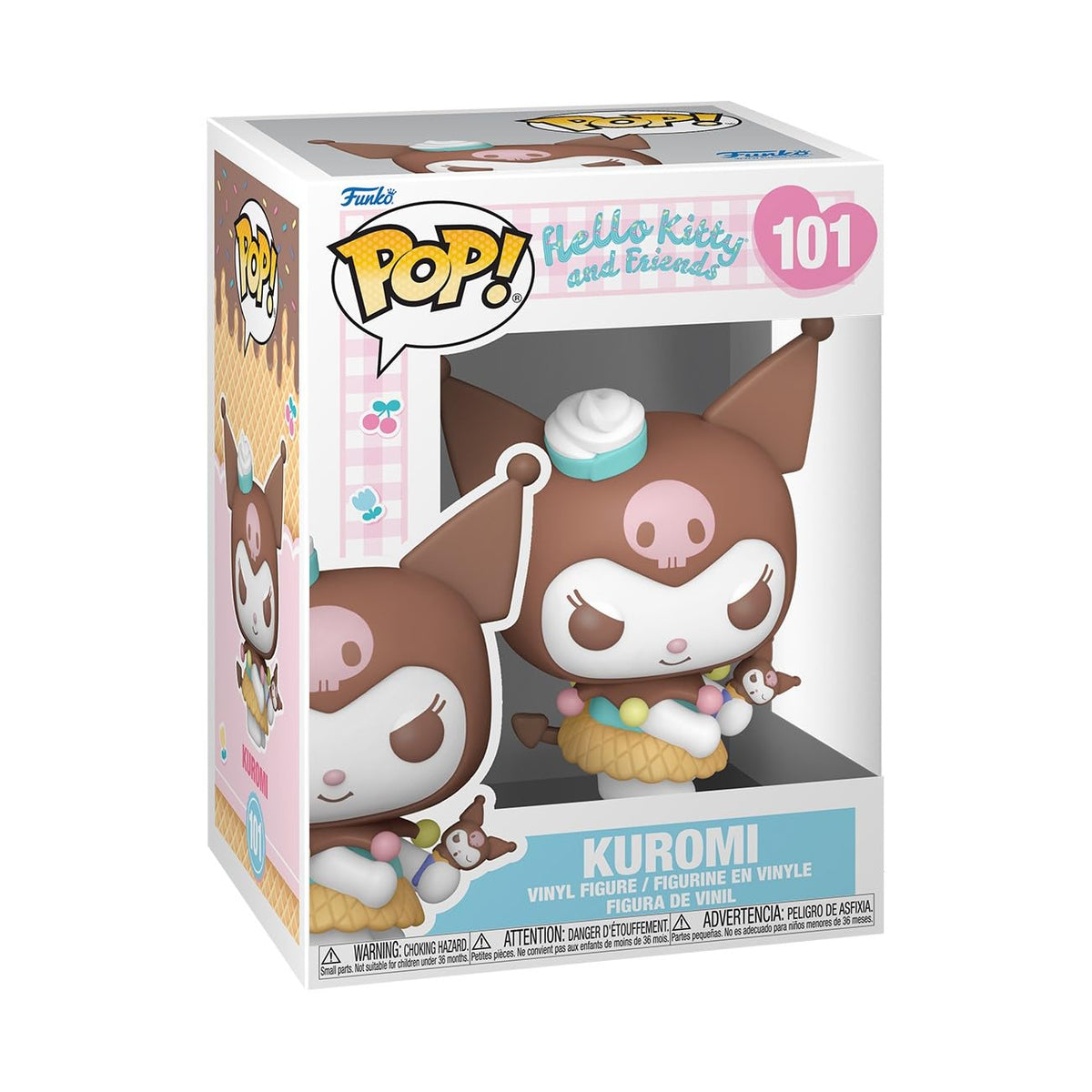 Funko Pop Sanrio: Hello Kitty - Kuromi - (Icecream) - Collectable Vinyl Figure - Gift Idea - Official Merchandise - Toys for Kids & Adults - Anime