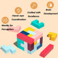 Wooden Montessori Russian Blocks Puzzle, 3D Stacking for Toddlers 3-6 Years Wooden Block, Montessori Educational Gift for Boys and Girls Board Game