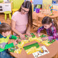 FaCraft Make an Easter He Lives Sticker Scenes-24 Easter Crafts for Kids Religious Gifts Jesus Resurrection Stickers for Classroom Party Games Spring