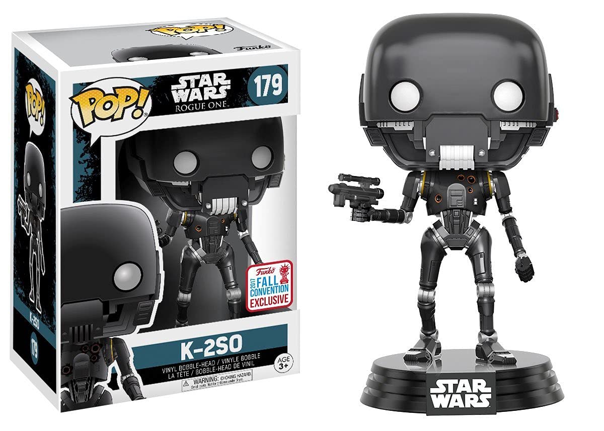 Funko Pop! Star Wars: - Battle Damaged K-2So Fall Convention Exclusive Collectible Figure