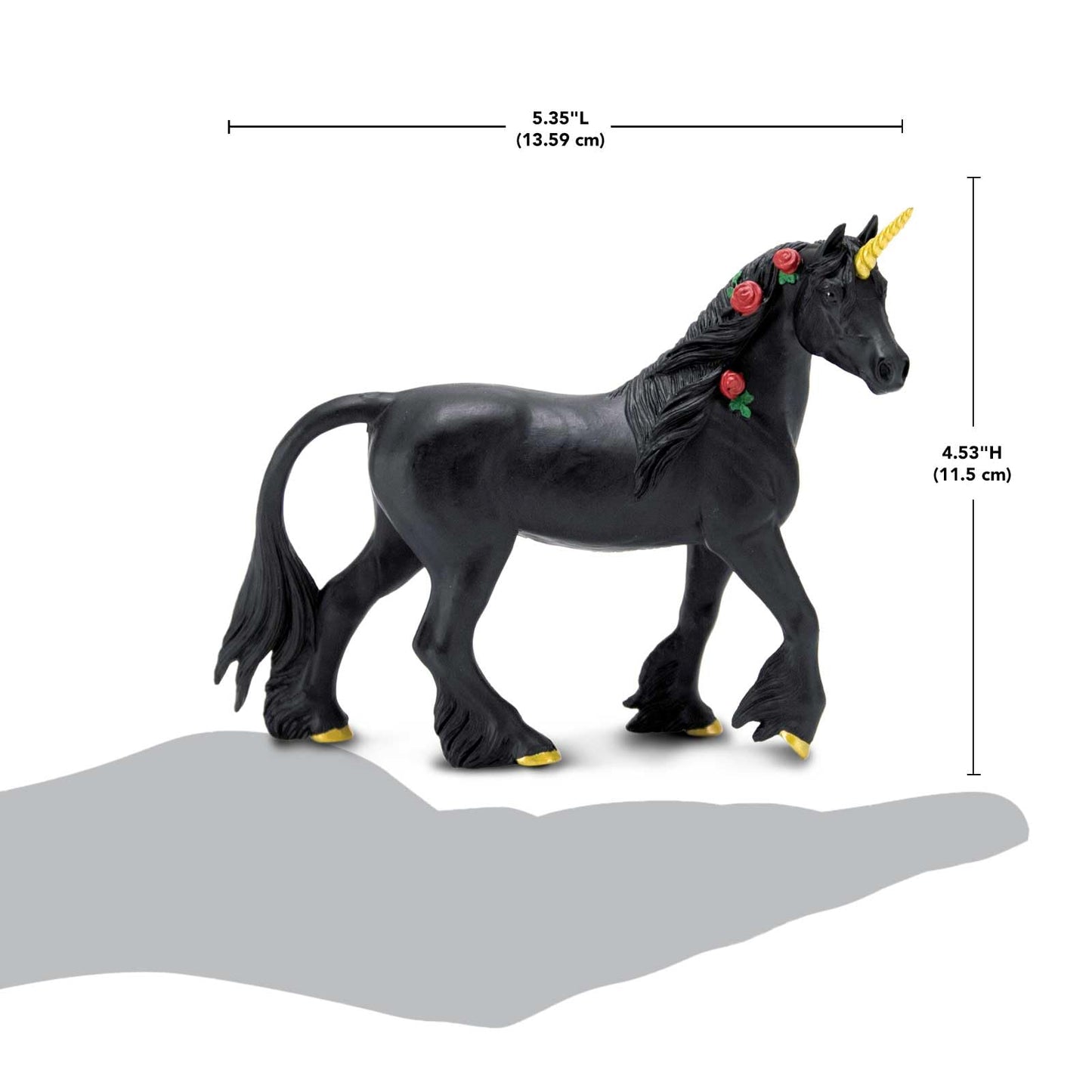 Safari Ltd. Twilight Unicorn Figurine - Detailed 5.5" Plastic Model Figure - Fun Educational Fantasy Play Toy for Boys, Girls & Kids Ages 3+