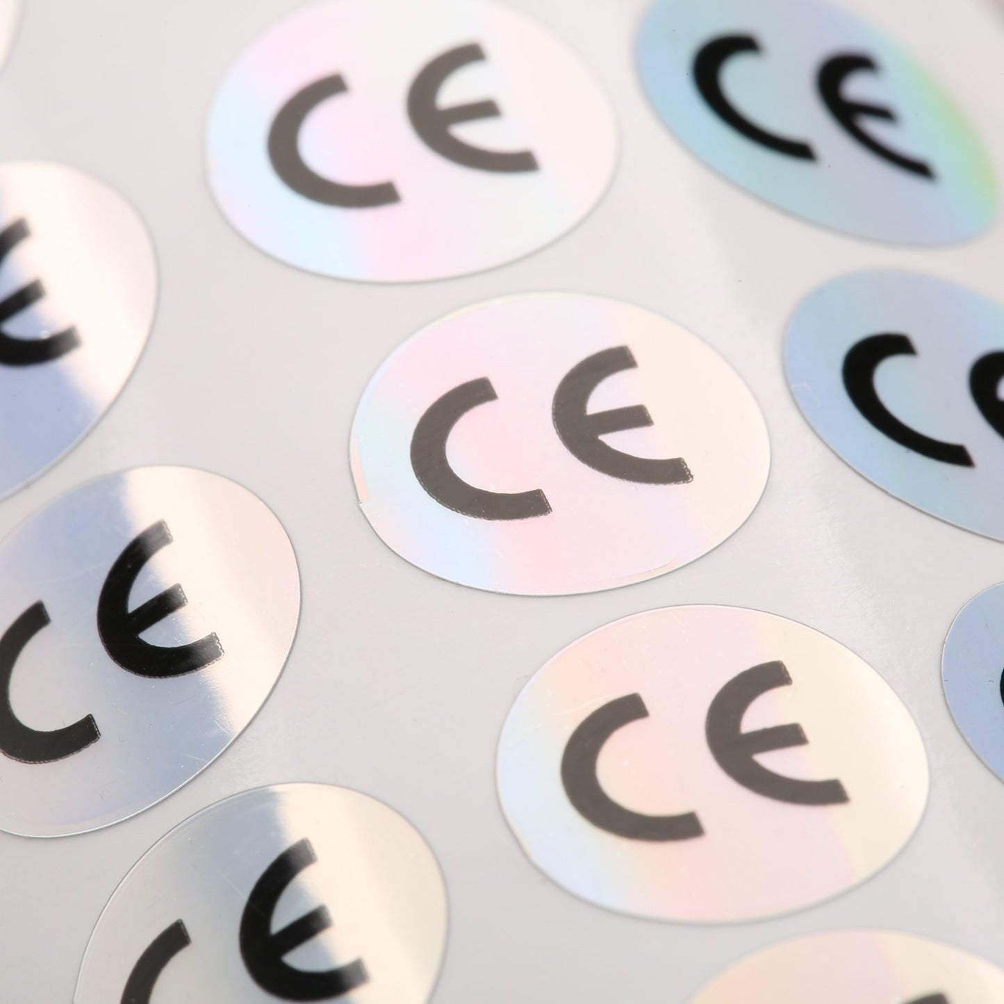 1000pcs hologram CE stickers round shape diameter 1CM/0.4" adhesive sticker