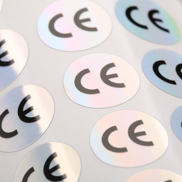 1000pcs hologram CE stickers round shape diameter 1CM/0.4" adhesive sticker