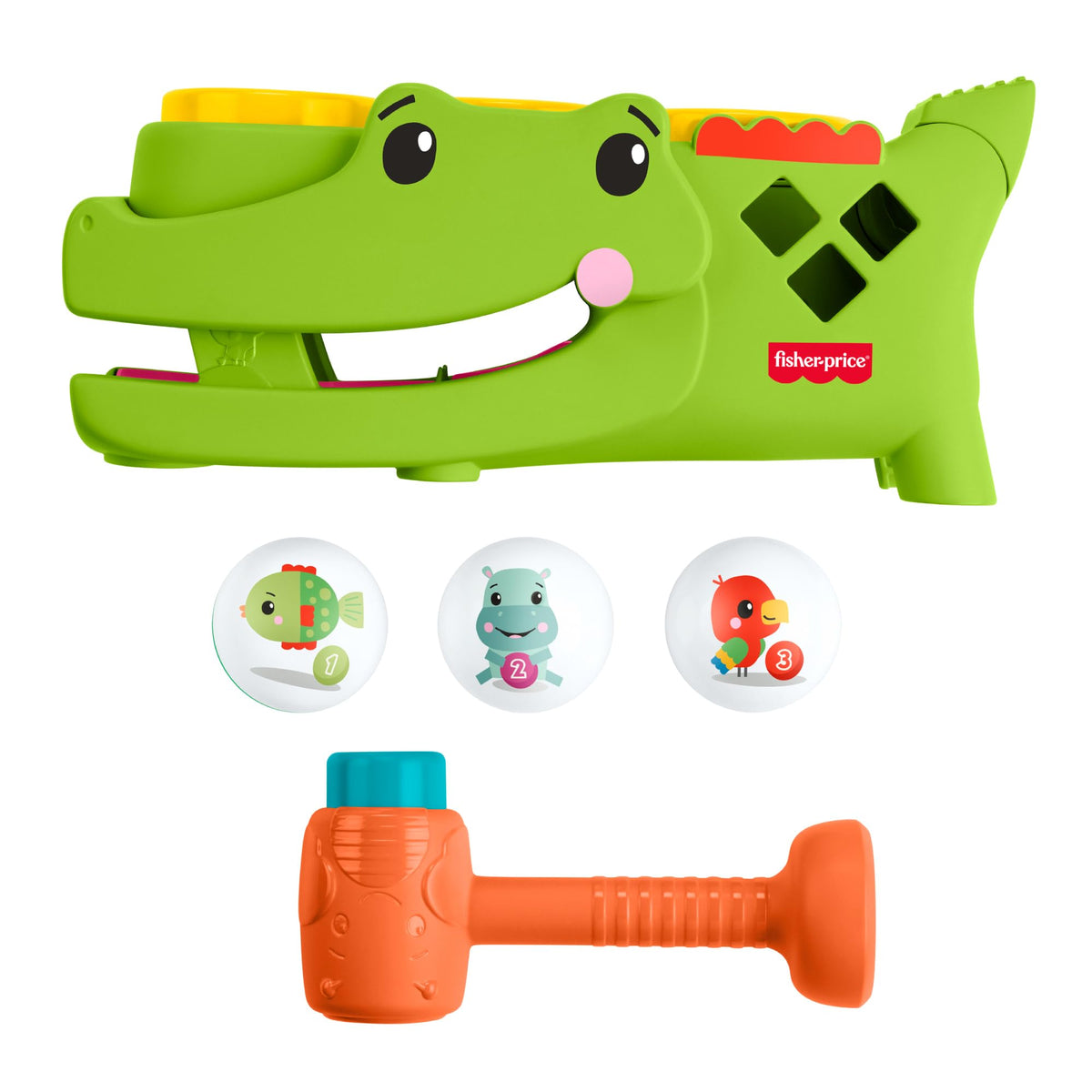 Fisher-Price Sit & Tap Rolligator, Baby Toy