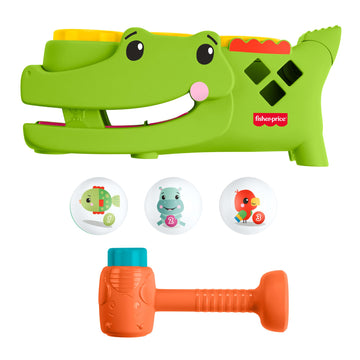 Fisher-Price Sit & Tap Rolligator, Baby Toy