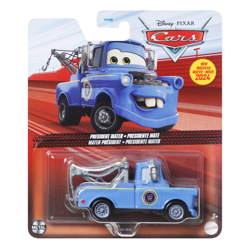 Mattel Disney Pixar Cars On The Road President Mater Diecast Tow Truck 2024