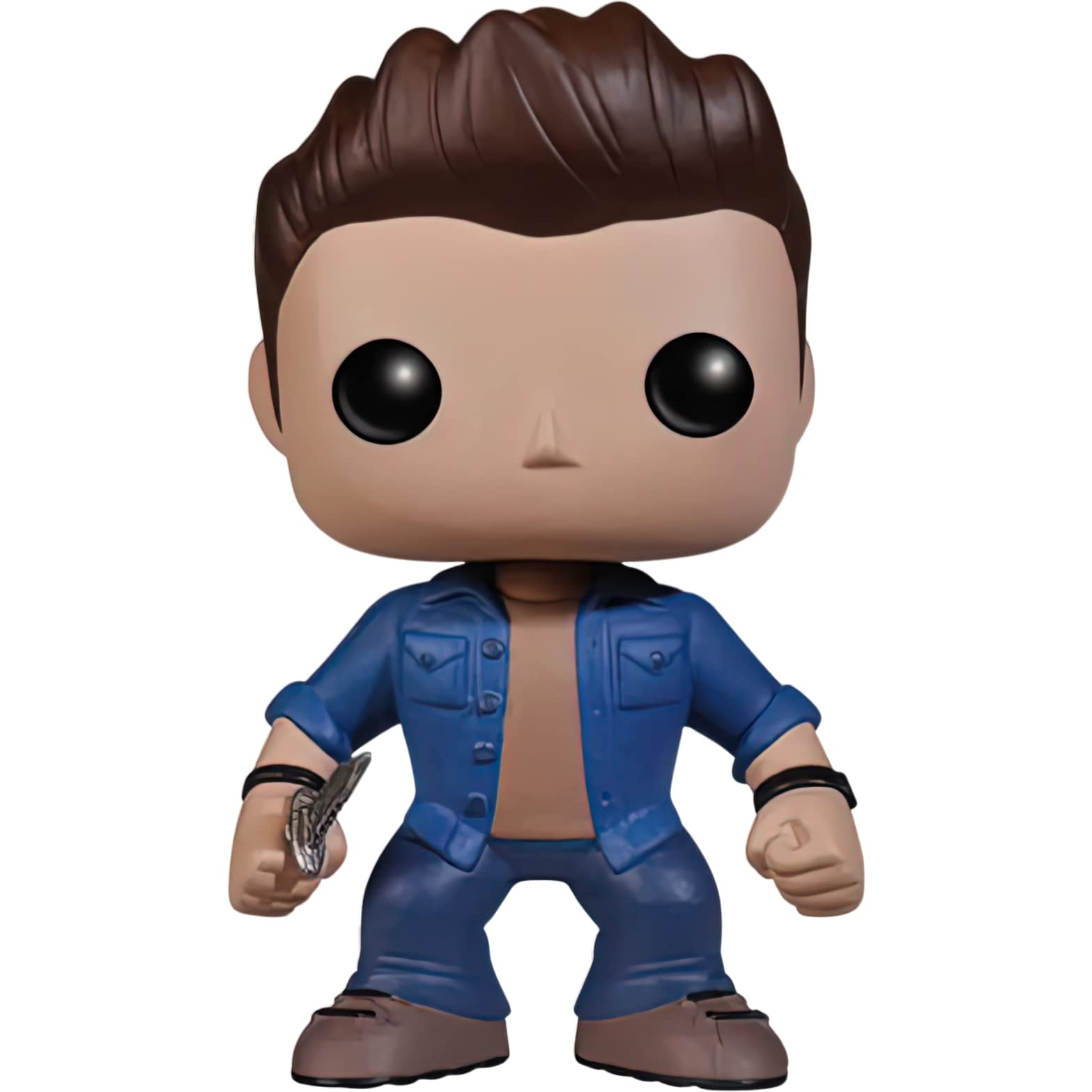 D e a n Winchest e r : Fun ko P o p ! TV Vinyl Figurine Bundle with 1 Compatible 'ToysDiva' Graphic Protector (094-03736 - B)