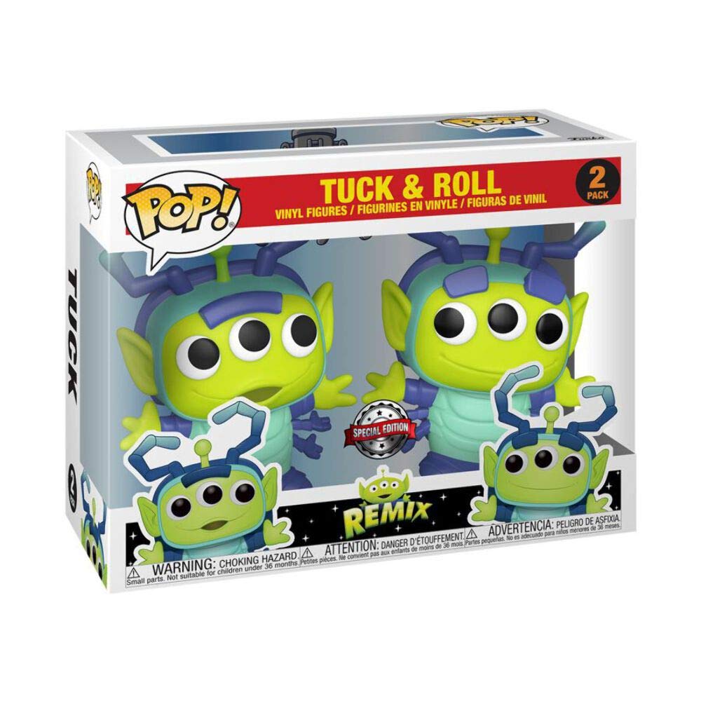 Funko Pop! Disney: Pixar - 2 Pack Alien As Tuck & Roll - Collectable Vinyl Figure - Gift Idea - Official Merchandise - Toys for Kids & Adults - Movies