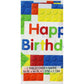 Vibrant Building Blocks Birthday Rectangular Plastic Table Cover - 54" x 84" - Premium Quality & Eye-catching Design - Perfect for Kids' Party Decor