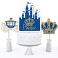 Big Dot of Happiness Royal Prince Charming - Baby Shower, Birthday Party Centerpiece Sticks - Table Toppers - Set of 15