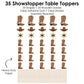 Big Dot of Happiness Western Hoedown - Wild West Cowboy Party Centerpiece Sticks - Showstopper Table Toppers - 35 Pieces