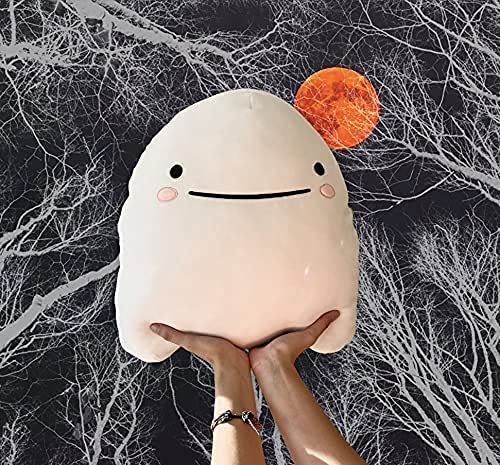 Snuggaboos Spooky The Ghost - Extra Large 16 Inch Plush Pal, Ultra-Soft & Cuddly Ghost Pillow: Perfect Halloween Plushie Gift for Kids, Adults