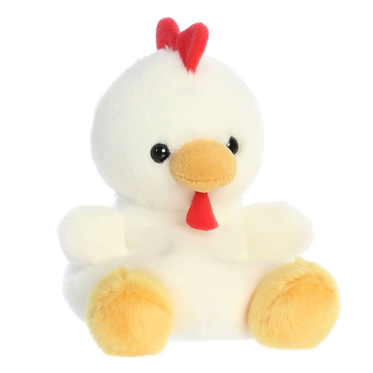Aurora® Adorable Palm Pals™ Cooper Chicken™ Stuffed Animal - Fun Collectible Plush for Kids and Adult Collectors - Perfect for Decorating Rooms