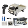 MindXplore WPL D12mini 1/16 RC Mini Drift Climbing Truck with Front Light, 2.4G Remote Control Car Kei Off Road Truck DIY, Rear Drive Hobby Grade Toy