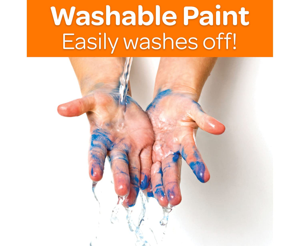 Crayola Washable Finger Paint - Purple (16 Oz), Toddler Paint for Arts & Crafts, Kids Classroom Supplies, Nontoxic & Easy To Clean